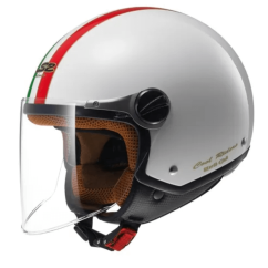 Casco abierto LS2 Rocket II Trip talla S blanco Certificación ECE 22.05/DOT (7102-1493)