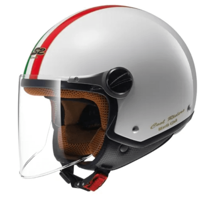Casco abierto LS2 Rocket II Trip talla S blanco Certificación ECE 22.05/DOT (7102-1493)