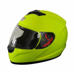 CASCO AMARILLO FLUORESCENTE CERRADO R7 RACING TALLA M (7103-2535)