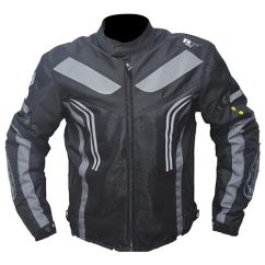 CHAMARRA DEPORTIVA R7 RACING L NGO/GRS R7-766 TEXTIL VENTILADO