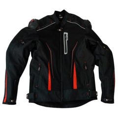 CHAMARRA DEPORTIVA R7 RACING M NGO/ROJ R7-111 TEXTIL