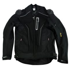 CHAMARRA DEPORTIVA R7 RACING L NEGRO R7-111 TEXTIL