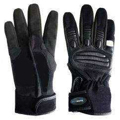GUANTES CON PROTECCIÓN DE PIEL NEGRO