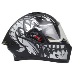CASCO RODA COURSE PLATEADO MATE MAGMA L CERRADO SVS. DOT (80-2933-001)
