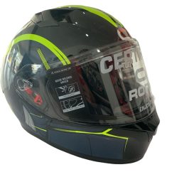 CASCO RODA CERRADO AMARILLO/AZUL AQUILA TALLA "L"