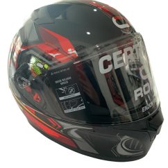 CASCO CERRADO RODA AVISPON ROJO TALLA "M"