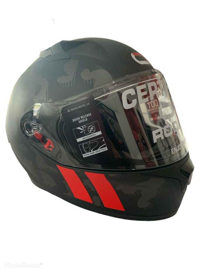 CASCO RODA CERRADO COURSE COMMANDO ROJO TALLA "L"