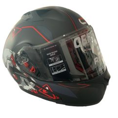 CASCO RODA ABATIBLE GRANUJIO AZUL/ROJO TALLA "L"
