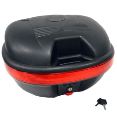 CAJA TRASERA NEGRA MARCA RODA CON REFLEJANTE 32 L. (97-0040-001)