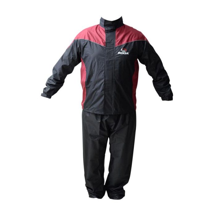 IMPERMEABLE RODA NEGRO/ROJO