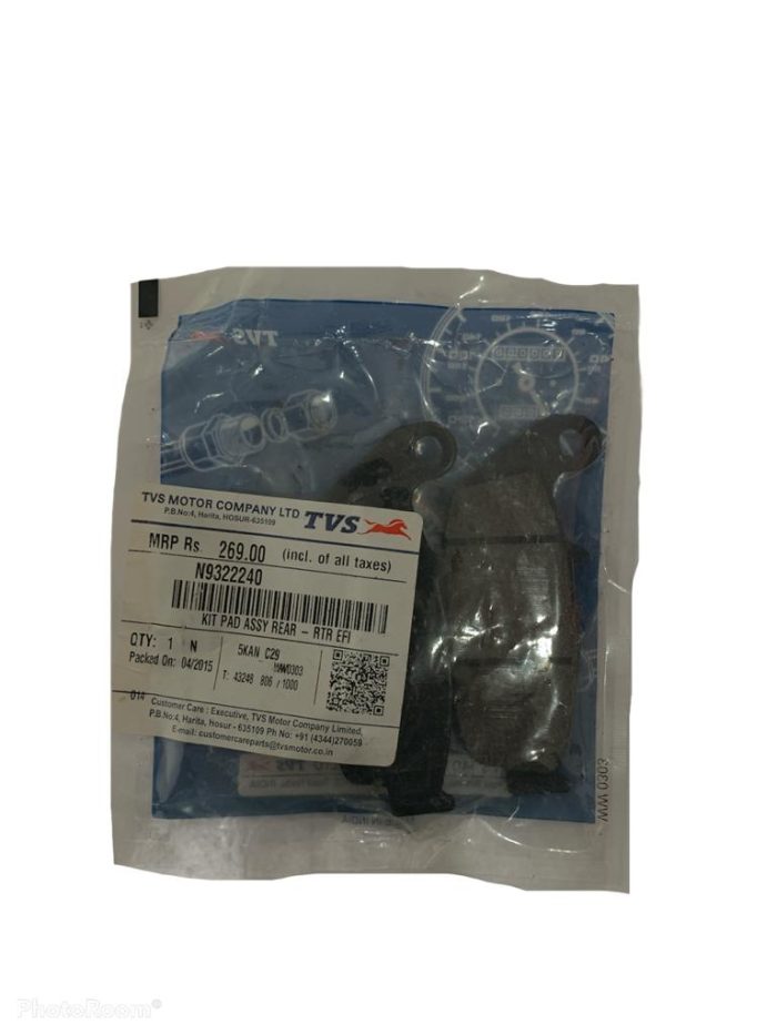 BALATAS TVS N9322240 TRASERAS RTR 200/180