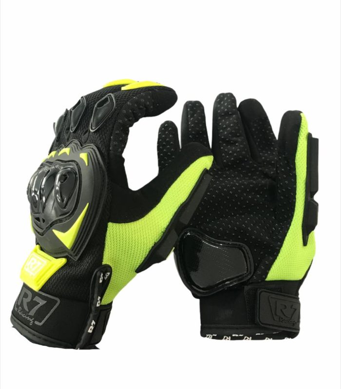 GUANTES R7 RACING AMARILLO TALLA “M”