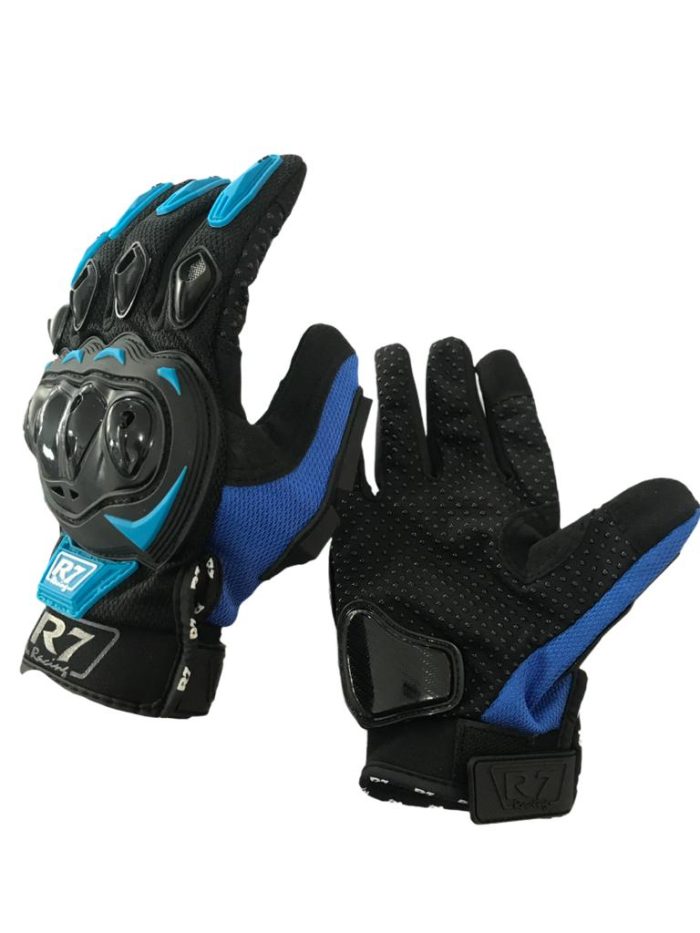 GUANTES R7 RACING AZUL TALLA "L"