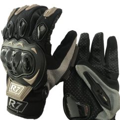 GUANTES R7 RACING GRIS TALLA “L”