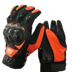 GUANTES R7 RACING NARANJA TALLA “M”