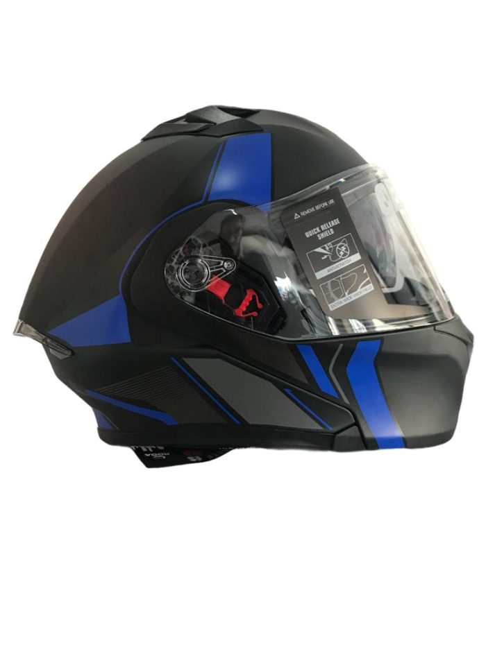 CASCO ABATIBLE RODA RUSH AZUL/NEGRO TALLA “XL” DOT - Image 2