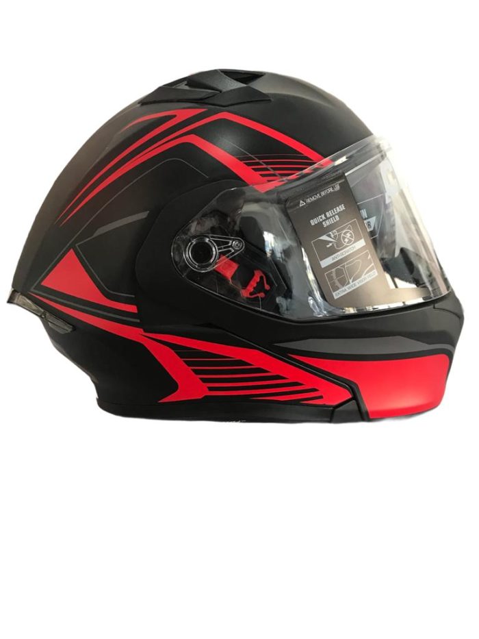 CASCO ABATIBLE RODA RUSH ROJO/NEGRO TALLA “XL” DOT - Image 2