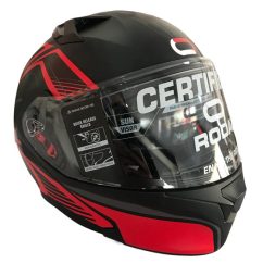 CASCO ABATIBLE RODA RUSH ROJO/NEGRO TALLA “L” DOT