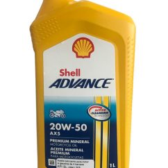 ACEITE SHELL ADVANCE AX5 20W50 MINERAL
