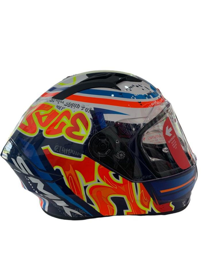 CASCO CERRADO SMK STELLAR GRAFFITI TALLA "M"