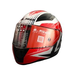 CASCO LS2 RAPID BCO/RJO TALLA "L"