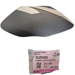 CUBIERTA FARO IZQ BAJAJ PULSAR NS125 GRIS PERLA BLANCO
